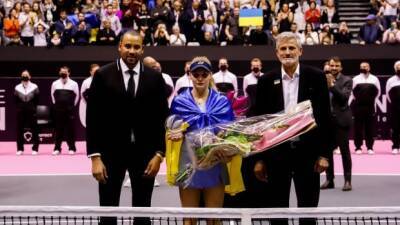 Ukrainian refugee Dayana Yastremska falls just short in Lyon Open final
