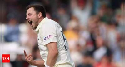 James Anderson - Ollie Robinson - Stuart Broad - Mark Wood - Chris Woakes - Vivian Richards Stadium - Craig Overton - England include Saqib Mahmood to Test squad vs West Indies as paceman Ollie Robinson ruled out for first Test - timesofindia.indiatimes.com