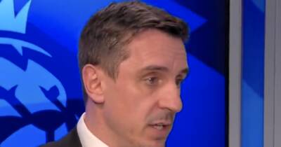 Gary Neville names the two Manchester United players who were 'terrible' vs Man City