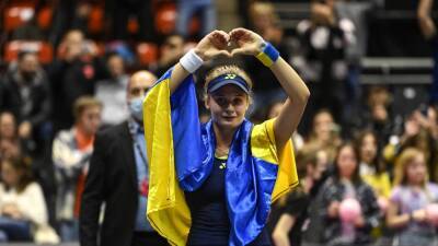 Naomi Osaka - Camila Giorgi - Dayana Yastremska donates Lyon Open prize money to Ukraine relief efforts - thenationalnews.com - Russia - Ukraine - Italy - India - county Lyon