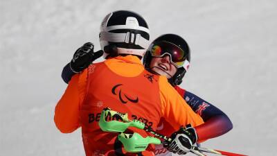 Menna Fitzpatrick and Andrew Simpson both win super combined bronze medals at Beijing 2022 Winter Paralympics