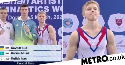 Russian gymnast Ivan Kuliak to face disciplinary action for wearing ‘Z’ war symbol - metro.co.uk - Russia - Qatar - Ukraine - Belarus