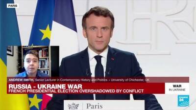 Emmanuel Macron - Vladimir Putin - Marine Le-Pen - Russia's invasion of Ukraine casts 'a very long shadow' over French presidential election - france24.com - Russia - France - Ukraine