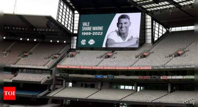 Shane Warne - Daniel Andrews - Scott Morrison - Shane Warne's state funeral to be held at iconic MCG in front of an expected crowd of 1 lakh: Media reports - timesofindia.indiatimes.com - Australia - Thailand