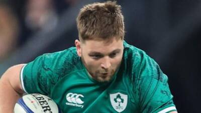 Jack Carty - Robert Baloucoune - James Hume - Iain Henderson - Craig Casey - Nick Timoney - Dave Heffernan - Gavin Coombes - Six Nations: Henderson back in Ireland squad for England game but Larmour to miss rest of tournament - bbc.com - France - Italy - Ireland - Jordan - county Ulster