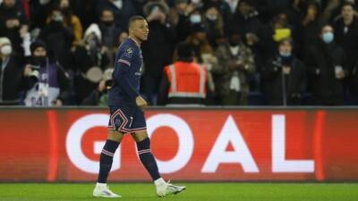 PSG's Mbappe suffers injury during training ahead of Madrid clash
