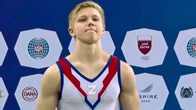 Russian gymnast Ivan Kuliak facing ban for pro-invasion symbol on podium