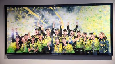 MCG unveils historic artwork commemorating Australia's T20 World Cup-winning women's cricket team