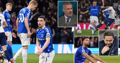 Jamie Carragher slams Everton's woeful display against Spurs