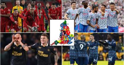 Man Utd, Liverpool, Arsenal: Who is the biggest club in every English county?