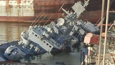 Ucrania hunde su buque emblema en el Mar Negro: clave en la estrategia contra Rusia