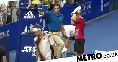 Alexander Zverev learns his fate after smashing umpire’s chair with his racquet