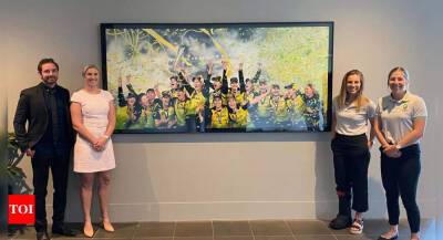 Australia's 2020 women's T20 World Cup title win against India immortalised, to be displayed at MCG