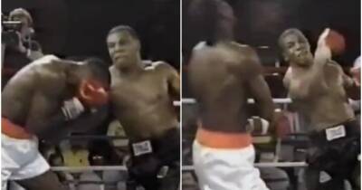 Mike Tyson: Footage of Iron Mike destroying opponent with terrifying uppercut