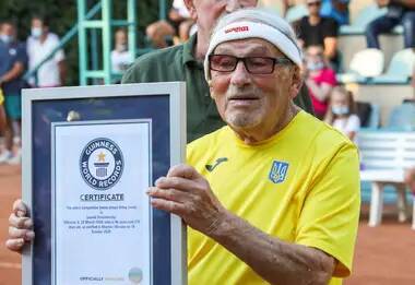 'I'm Not Afraid Of Anyone': The World's Oldest Tennis Player Vows To Remain In Ukraine After Russian Invasion