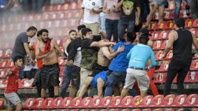 Ten suspects arrested in Mexico soccer match brawl