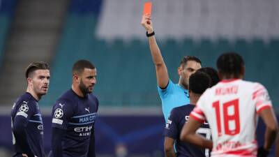 Ruben Dias - Kyle Walker - Joao Cancelo - Nathan Ake - Pep Guardiola 'still angry' with Kyle Walker over red card at RB Leipzig - rte.ie - Manchester - Portugal -  Lisbon