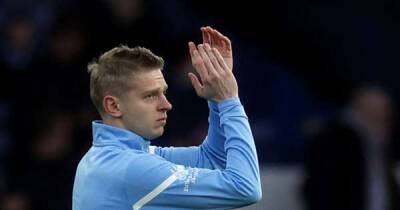 Soccer-Zinchenko 'ready' to play against Sporting - Guardiola