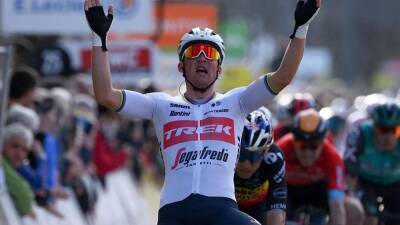 Mats Pedersen takes Stage 3 victory at Paris-Nice as leader Christophe Laporte crashes on home straight
