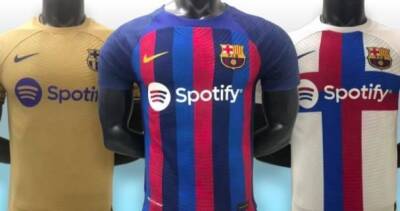 Barcelona's kits for the 2022/23 season have been 'leaked'