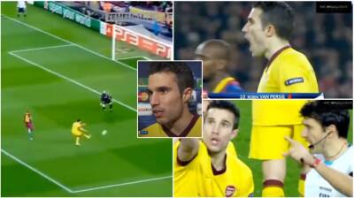 Lionel Messi - Arsene Wenger - Robin Van-Persie - Robin van Persie's red card in Barca v Arsenal and epic interview in 2011 remembered - givemesport.com - Britain - London