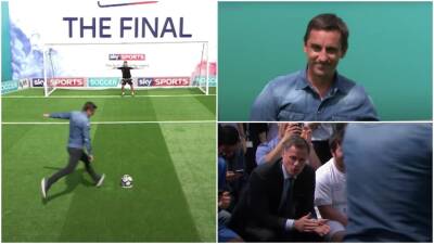 Cristiano Ronaldo - Thierry Henry - Gary Neville - Jamie Carragher - Martin Tyler - Alan Smith - Paul Merson - Gary Neville: When Man Utd icon took his 'first penalty' live on Sky Sports - givemesport.com - Manchester - Portugal
