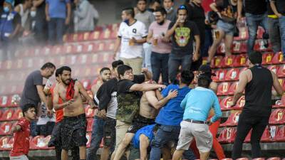 10 suspects arrested in Mexico soccer match brawl