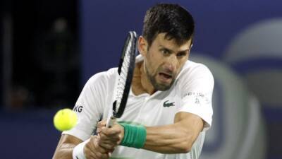Toby Davis - Djokovic added to Indian Wells draw, unclear if he can enter US-tournament organisers - channelnewsasia.com - Usa - India