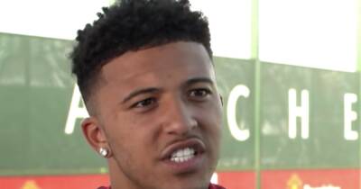 Jadon Sancho reveals his biggest strengths and reflects on first Manchester United season