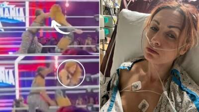 Becky Lynch - Bianca Belair - Rhea Ripley - Becky Lynch: Footage of exact moment Bianca Belair fractured The Man's voice box - givemesport.com - state Pennsylvania