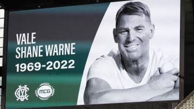 Shane Warne - Daniel Andrews - Shane Warne’s state memorial to be held at Melbourne Cricket Ground on March 30 - bt.com - Australia