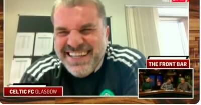 Ange Postecoglou left buckled as Celtic boss is shown Alan Brazil slaughter job live on TV