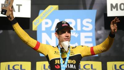 Imperious Wout van Aert takes time trial win on Stage 4 of Paris-Nice ahead of Primoz Roglic, Rohan Dennis