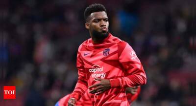 Midfielder Thomas Lemar out for Atletico Madrid with thigh injury