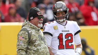 Bruce Arians dismisses Tom Brady beef after announcing he is stepping down as Bucs head coach