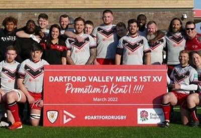Dartford Valley Rugby Club promoted to Kent 1 after 101-0 win over Greenwich