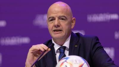 FIFA calls for end to Ukraine war as Russia attends annual congress in Qatar