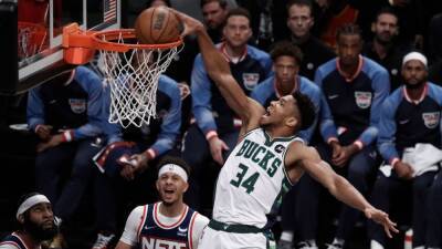 Brooklyn Nets - Bruce Brown - Milwaukee Bucks' Giannis Antetokounmpo passes Kareem Abdul-Jabbar as franchise scoring leader - espn.com - New York - county Bucks