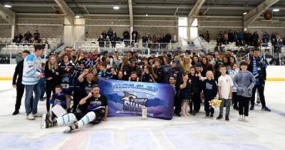 Solway Sharks receive NIHL North 1 Moralee League Trophy in Dumfries - dailyrecord.co.uk - county Lewis
