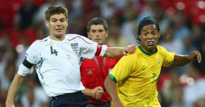 The day Ronaldinho showed Steven Gerrard he was on a different level in front of 90,000 at Wembley