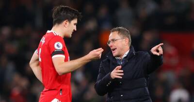 Ralf Rangnick breaks silence on Manchester United captain Harry Maguire being booed by England fans