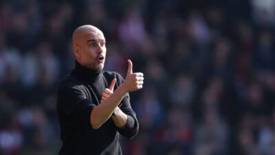 Ruben Dias - Sean Dyche - Pep Guardiola - City's busy schedule a sign of success, says Guardiola - channelnewsasia.com - Manchester - Madrid