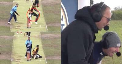 Commentators go viral for brilliant reaction to cricketer getting whacked in the groin - msn.com - India