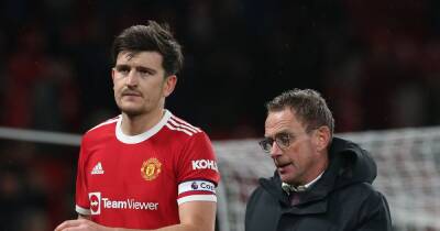 Ralf Rangnick breaks Harry Maguire silence after England boos and injury latest for Leicester