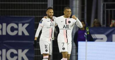 Soccer-Mbappe on fire again, Neymar back to his best as PSG demolish Clermont