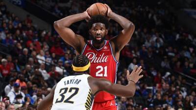 Joel Embiid - Tobias Harris - Tyrese Maxey - Doc Rivers - Tyrese Haliburton - Watch Joel Embiid score 41 points with 20 rebounds, Sixers handle Pacers - nbcsports.com - state Indiana