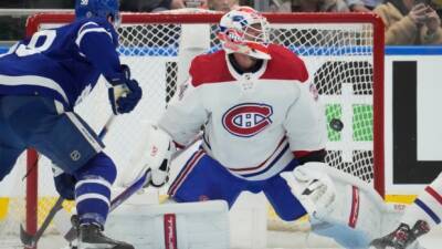 Canadiens' Allen (lower-body) leaves game vs. Maple Leafs