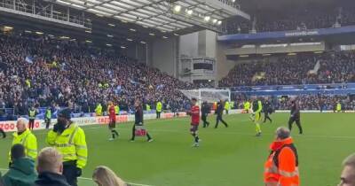 Manchester United fans loved what Jadon Sancho did at full-time against Everton