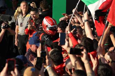 Ferrari driver Charles Leclerc wins Formula 1 Australian Grand PrixP