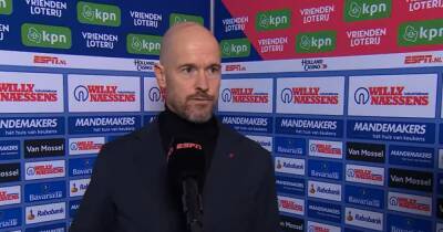 Erik ten Hag dismisses Manchester United job as 'rumours' after Ajax win